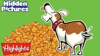 HAPPY DOG IN FALL | Hidden Pictures Puzzles | Kids Videos | Highlights