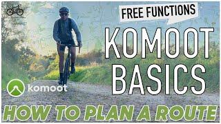 HOW TO USE KOMOOT - How to Plan a GPS Cycling Route