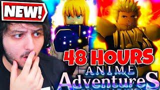 I Spent 48 HOURS on the NEW FATE UPDATE in Anime Adventures Roblox