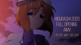 Higurashi no Naku Koro ni Gou 2020 | Full Opening Song - AMV「I believe what you said」