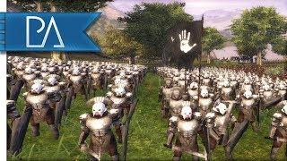 8 Armies Fight In a Narrow Mountain Pass - Lord of The Rings - Third Age Total War Reforged