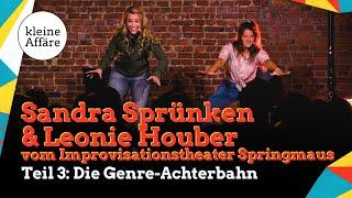 Sandra Sprünken & Leonie Houber vom Improvisationstheater Springmaus / Die Genre-Achterbahn