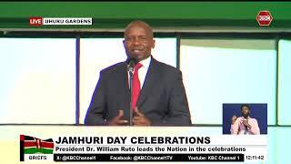 DP Prof. Kithure Kindiki's Remarks during Jamhuri Day 2024 Celebrations