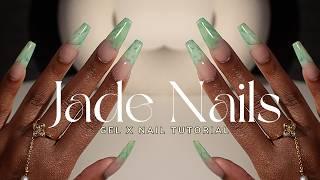 The EASIEST Way To do Marble Nail Art (& it’s not gel polish) gel x nails tutorial for beginners