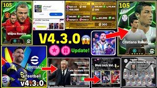 eFootball 2025 v4.3.0 Official Release Date  New Premium Club Packs, New Manager Pack, Free Epics