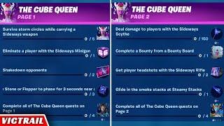 Complete Cube Queen Quests Guide Fortnite - How to Unlock All Cube Queen Rewards