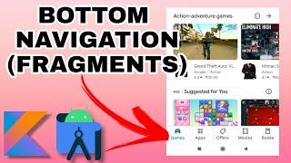 BottomNavigationView with Navigation Component - Android Studio Tutorial