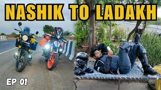 NASHIK to LADAKH 2023 BIKE TRIP | Nashik to Indore | Ladakh 2023 | HIMALAYAN | EP 01