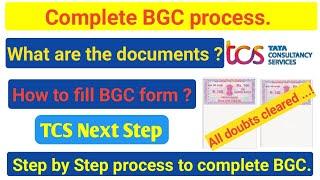 Step by step process to complete BGC in tcs nextstep || How to fill BGC form ? || TCS...