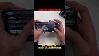 Iqoo 12 Bgmi Test 90Fps Speed Test Graphics Test #iqoo12 #bgmi #shorts