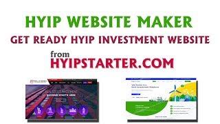 Hyip website maker