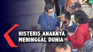 Histeris! Ayah Editor MetroTV Terobos Garis Polisi Saat Proses Evakuasi