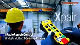 Overhead Crane Remote Control with the "Xpair" Radio Remote Control System