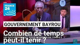 Gouvernement Bayrou : combien de temps peut-il tenir ? • FRANCE 24