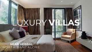 Luxury 5 BHK + Recreation Room Villa near Hebbal North Bangalore | Villas with Garden and Pool!