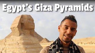 Visiting Egypt's Giza Pyramids for the first time, We got inside one of the pyramids!