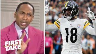 FIRST TAKE | Stephen A. STRONG REACT to Steelers trade for WR Mike Williams from Jets