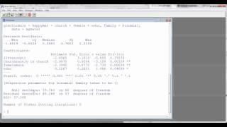 Understanding the Summary Output for a Logistic Regression in R