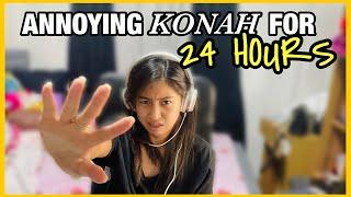 Annoying KONAH for 24 HOURS *napikon* ‍️ | Meldhen Vlogs