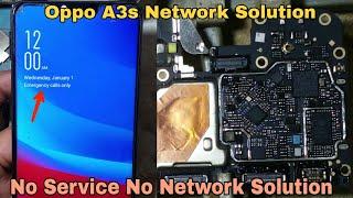 Oppo A3s (CPH 1803) Network Solution | No Service No Network Coverage Solution