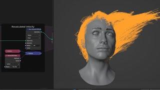 Hair Simulation in Blender 3.6 Geometry Nodes!