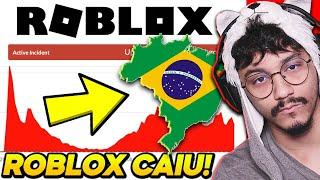 ROBLOX CAIU APENAS no BRASIL! SERVIDOR BRASILEIRO CHEGANDO?