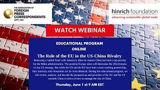 The Role of the EU in the US China Rivalry | Hinrich Foundation