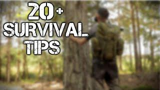 20 Wilderness Survival Tips and Bushcraft Skills