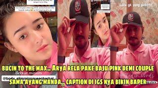 Bucin to the max Arya rela pakai baju pink demi couple sama manda nih sweet banget