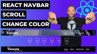 React Tutorial - How to Change Navbar Color When Scrolling in React