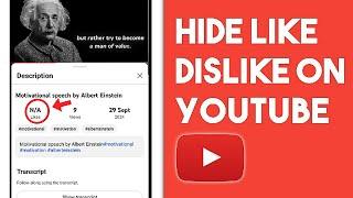 How to Hide Likes, Dislikes, and Comments on YouTube (2024/2025)