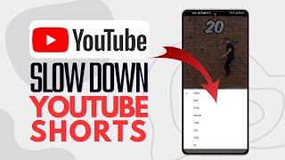 How to Slow Down Youtube Shorts 2023 (QUICK TUTORIAL)