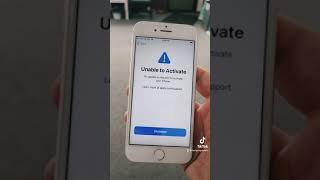 iPhone 7 Unable to Activate, Common Apple Problems pt.1 #Shorts