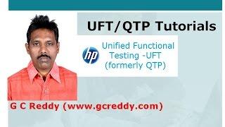 UFT Tutorial 1: Introduction to UFT/QTP