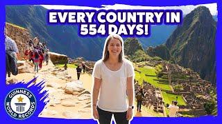 Fastest time to visit every country in the world!  - Guinness World Records