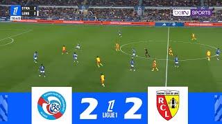 RC Strasbourg contre RC Lens [2-2] | Ligue 1 2024/25 | Résumé de Match !