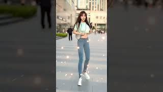 chinese beautiful girl walking 2022 / Douyin China  #short