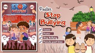 Cara Membuat Poster Stop Bullying Simpel di Canva 