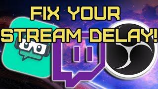 How To Fix TWITCH STREAM DELAY (Streamlabs OBS)