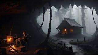 Heavy Rain & Thunder Sounds In a Deep Valley Cave Forest For Insomnia | Rain Sounds For Sleeping