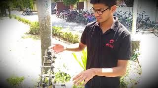 Mechanical Catapult made by students of IIT KANPUR