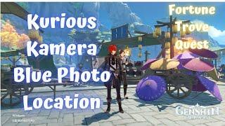 Kurious Kamera Blue Photo Guide - Fortune Trove Quest - Genshin Impact