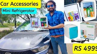 Finally Car मे Mini Refrigerator Install kar Liya  Car Travelling best Accessories