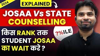 Should I Wait For JOSAA or do State Counselling ? JEE Mains Counselling 2024 | #josaa2024
