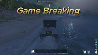 New Solo raft mesh method on non moving rafts I Ark Survival Ascended