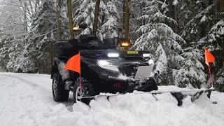 TGB Blade 1000 LT FL ESP mit Schneeschild+ Winterdienst fahren.