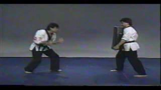 Danny Lane jump kicks and pad drills