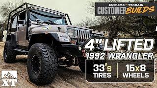 4" Lifted Jeep Wrangler YJ with Pro Comp Wheels & 33" Tires | ExtremeTerrain Customer Builds