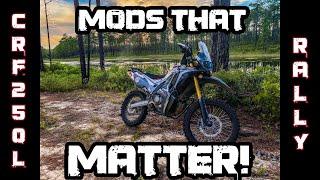 Honda CRF250L Rally Mods