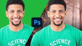 How to Remove Image Green Screen In Adobe Photoshop